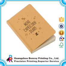 Alibaba barato a granel cuaderno impresión cubierta de papel kraft